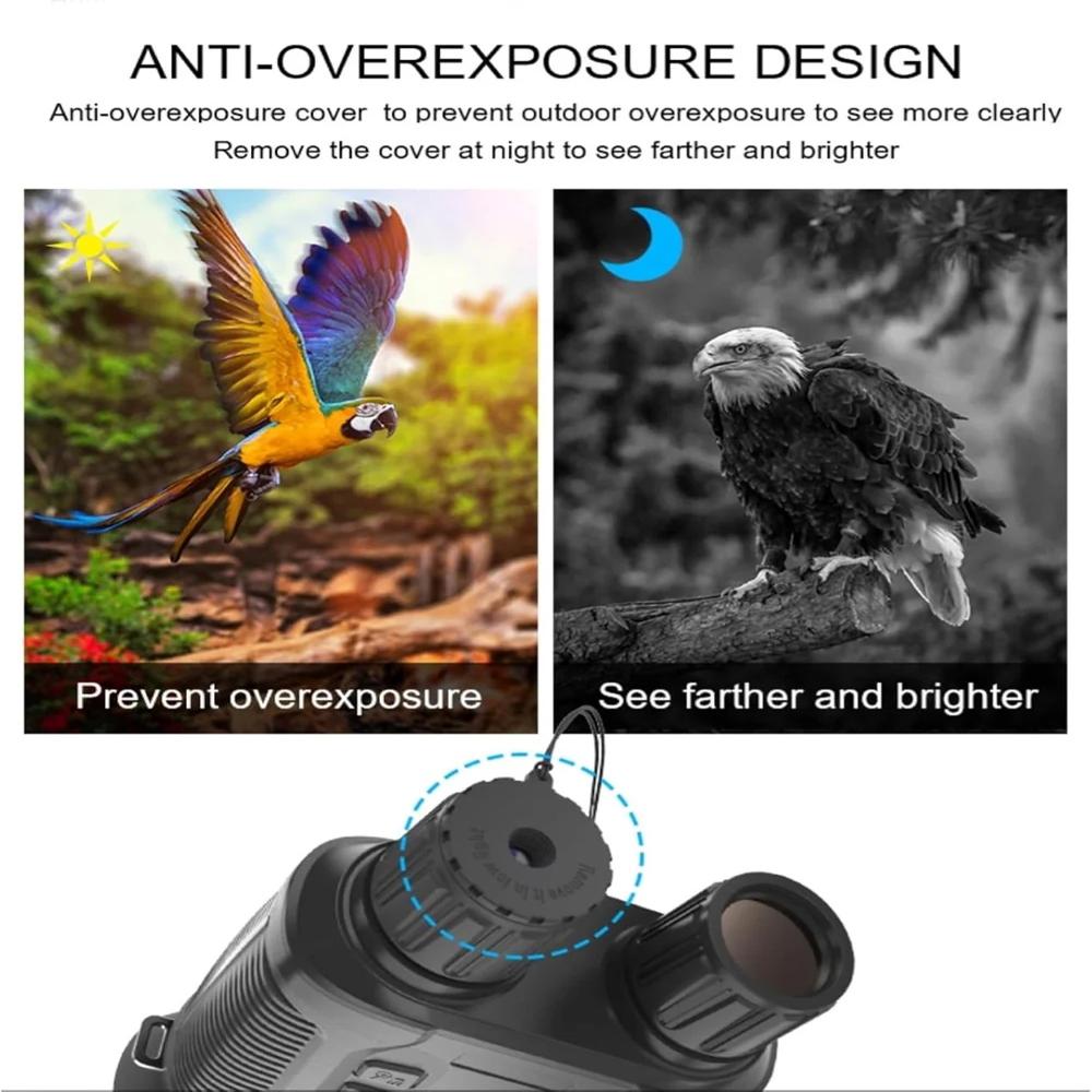 True Sense NV3280 500M Digital Night Vision Binoculars 36MP 10X Optical 8X Zoom 4K UHD, NV3280