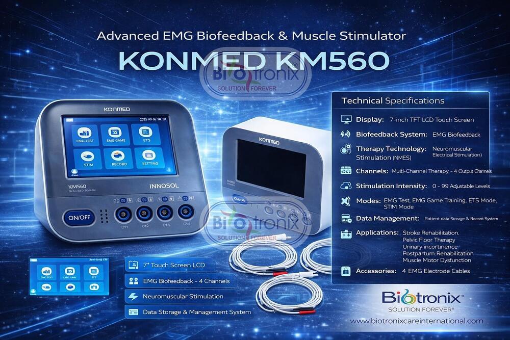 Konmed KM-560 Professional Rehab Device with EMG Signal Monitoring