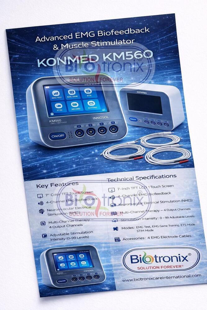 Konmed KM-560 Professional Rehab Device with EMG Signal Monitoring