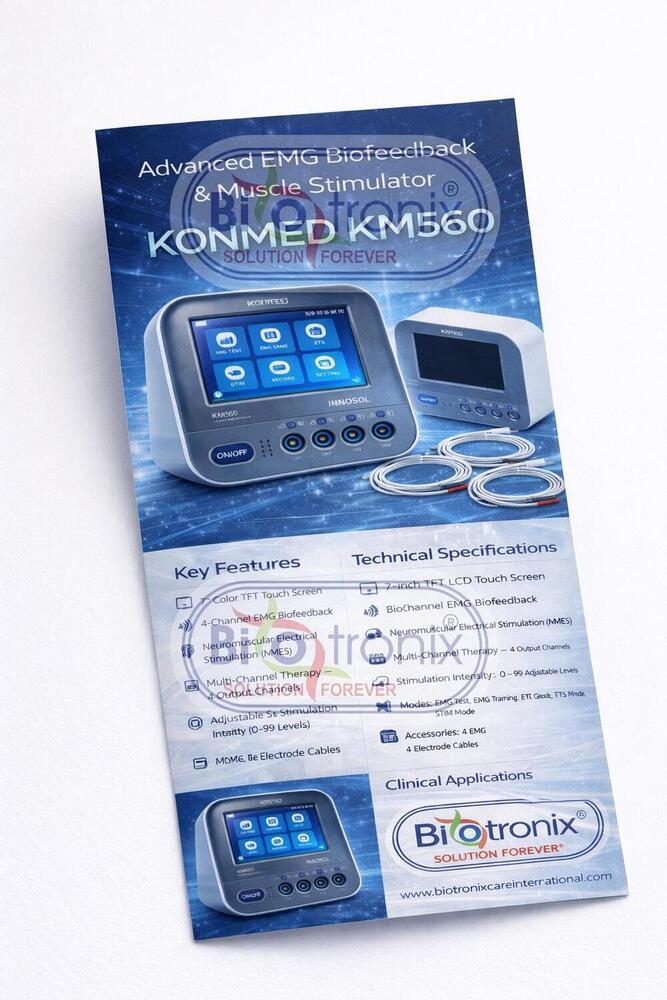 Konmed KM-560 4 Channel EMG Biofeedback Unit with Therapy Functions