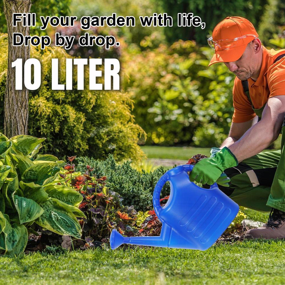 10L Plastic Garden Watering Can