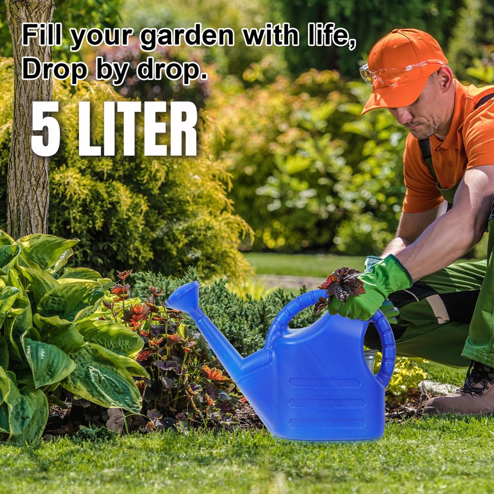 5L Plastic Garden Watering Can