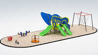 Butterfly Outdoor Playground Equipment
