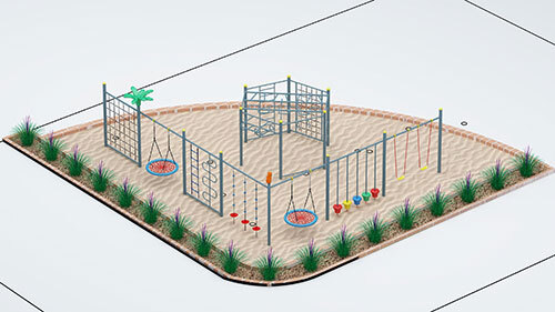 Climbing Zone - Capacity: 4-8 Children At A Time