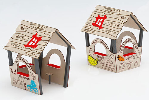Mini Playhouse Concept - Capacity: 3-5 Children