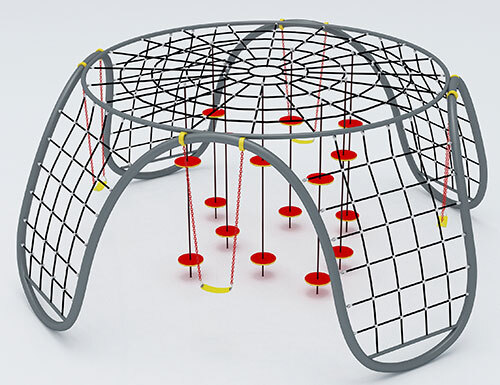 Rope Play Station - Capacity: 5-8 Children At A Time