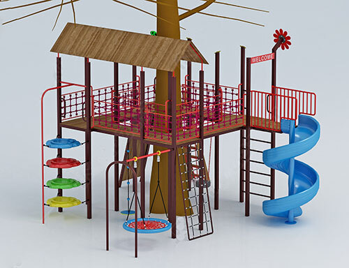 Tree House Play Station - Capacity: 10-15 Children