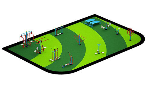 Outdoor Gym Combo - Cable Thickness: Not Applicable (Non-Cable Based Machines)