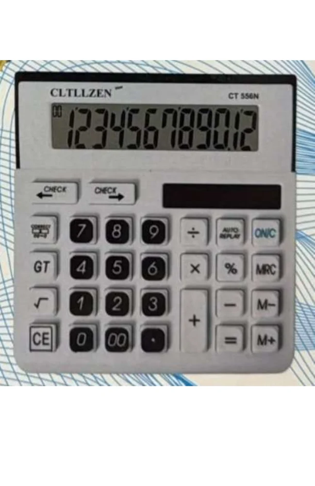 Citllzen CT-556N 12-Digit Basic Desktop Calculator.