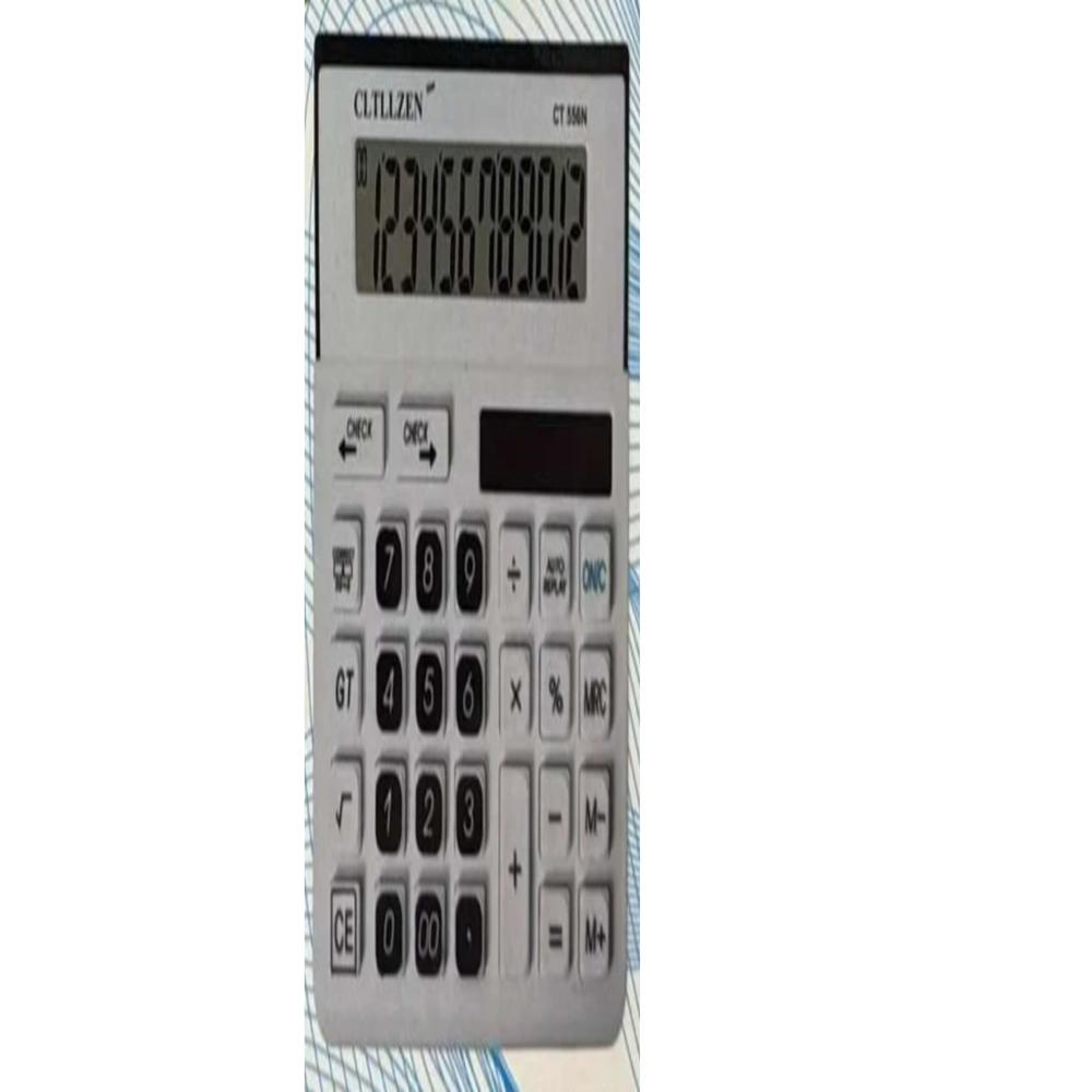 Citllzen CT-556N 12-Digit Basic Desktop Calculator.