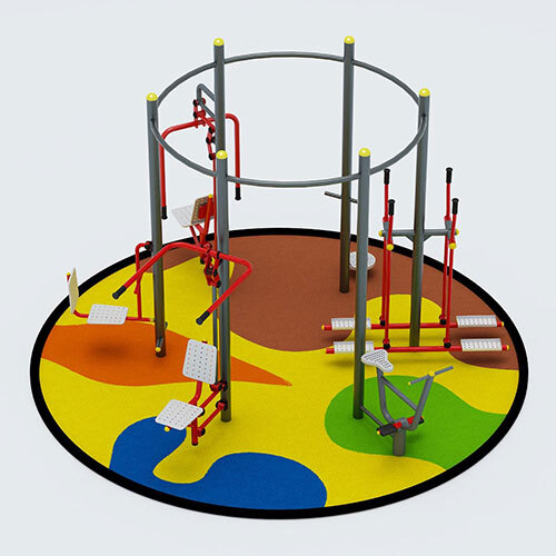 Outdoor Gym - Dimension (L*W*H): 1200 X 800 X 1500 Mm