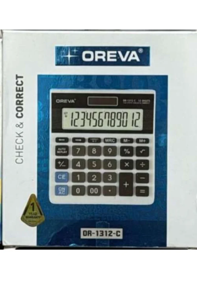 Oreva Or-1312-c Basic Calculator. - Color: Any Color