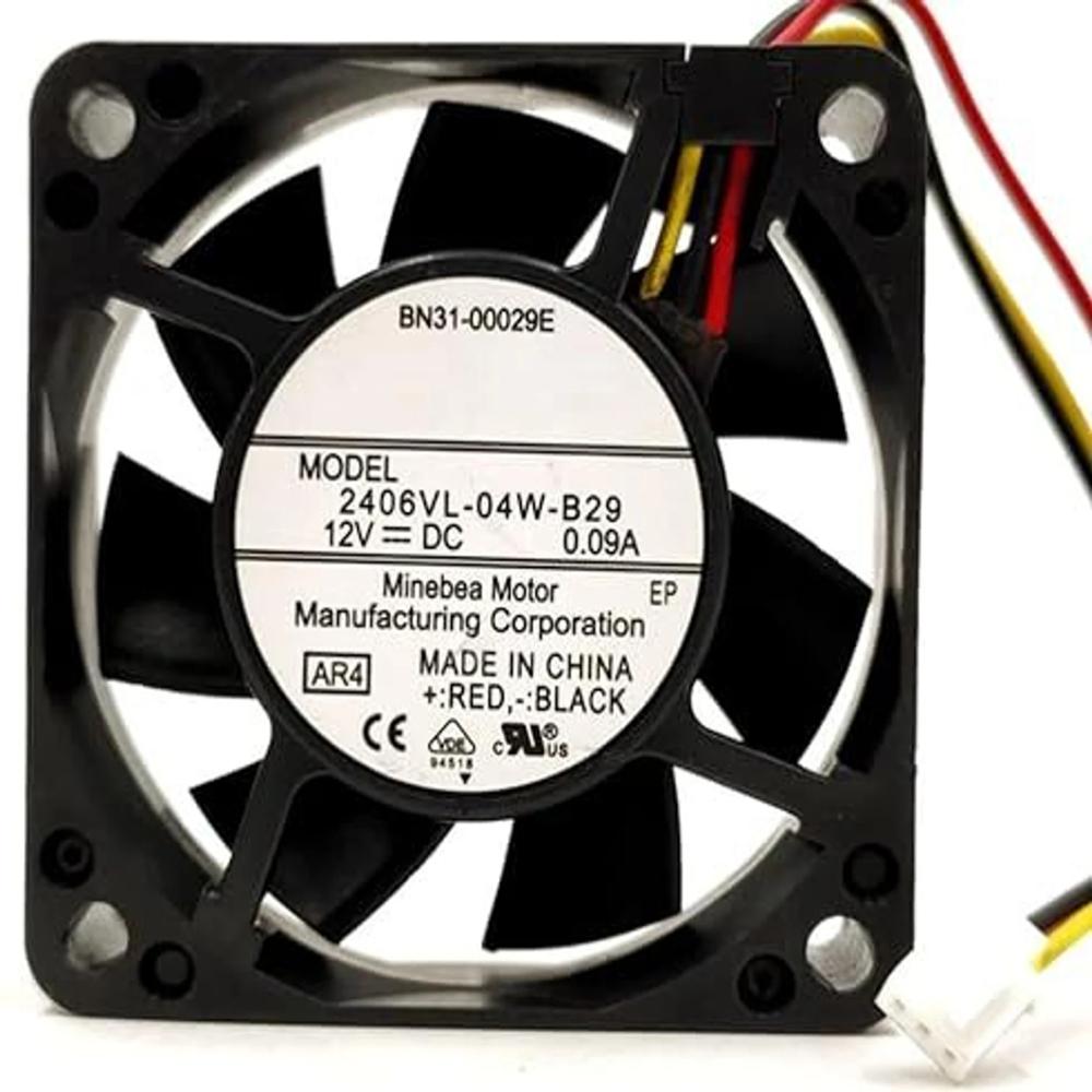 NMB-MAT 2406VL-04W-B29 12V DC 0.29A 6015mm Ball Bearing Industrial Axial Cooling Fan