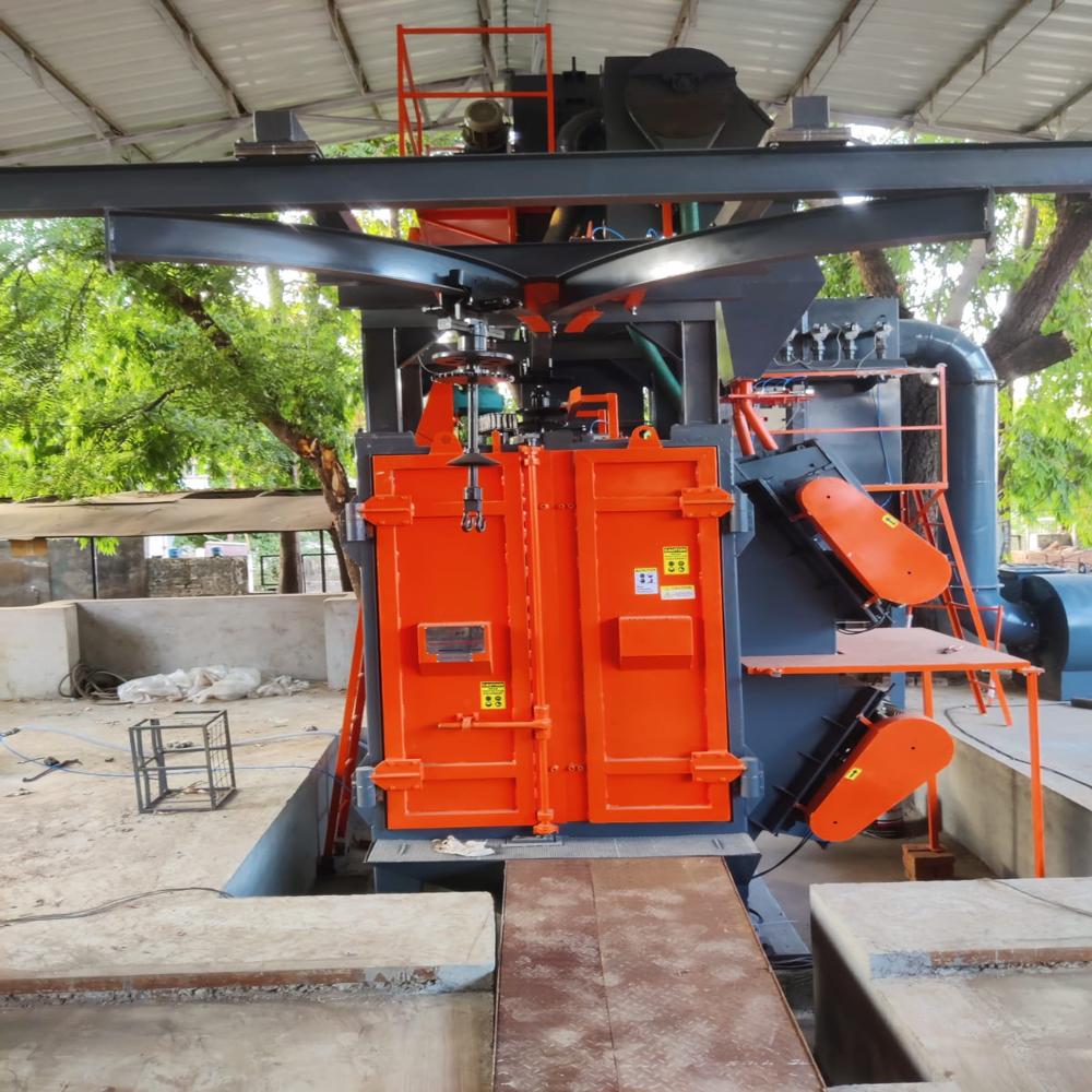 Y Hanger Type Shot Blasting Machine
