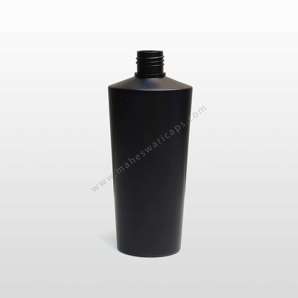 Hdpe Empty Refillable Sleek Bottle 250ml - 250 Ml Capacity, Yellow & Ivory Colors | Round Shape, Screw Cap, Ideal For Beverage & Chemical Use