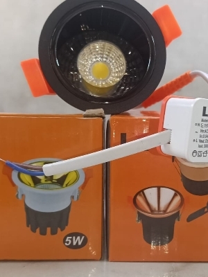 5w cob downlight pbbk ,ww