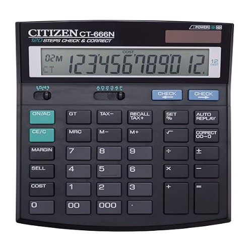 Citllzen CT-666N Electronic Desktop Calculator.