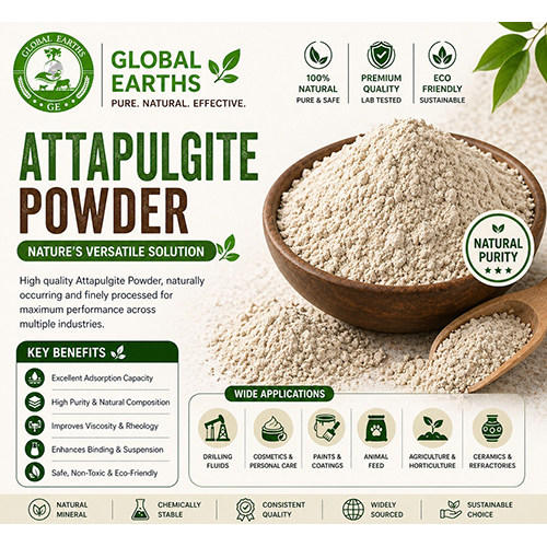 Attapulgite Powder - Color: Grey To Light Brown