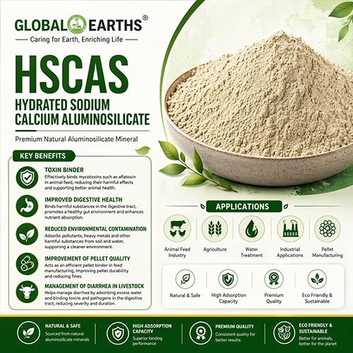 Hscas Bentonite Clay Powder - Admixture (%): Max 2%