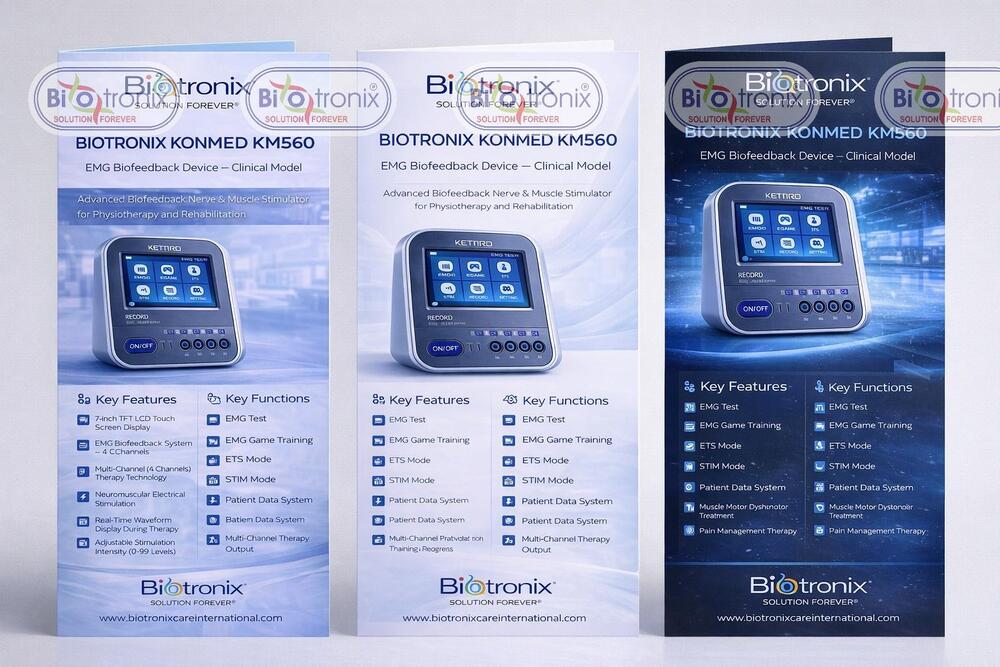 Konmed KM-560 Multi Channel Physiotherapy Machine with EMG Feedback