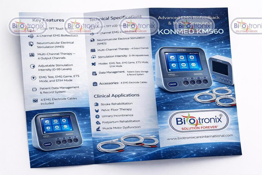 Konmed KM-560 Multi Channel Physiotherapy Machine with EMG Feedback