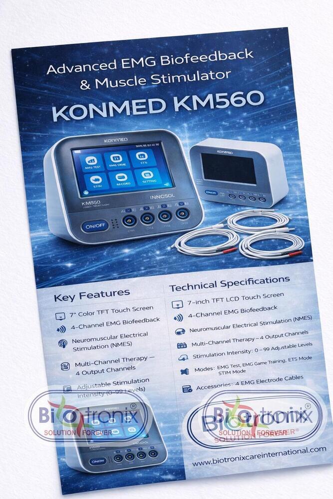 Konmed KM-560 EMG Based Therapy Device with Multi Channel Output
