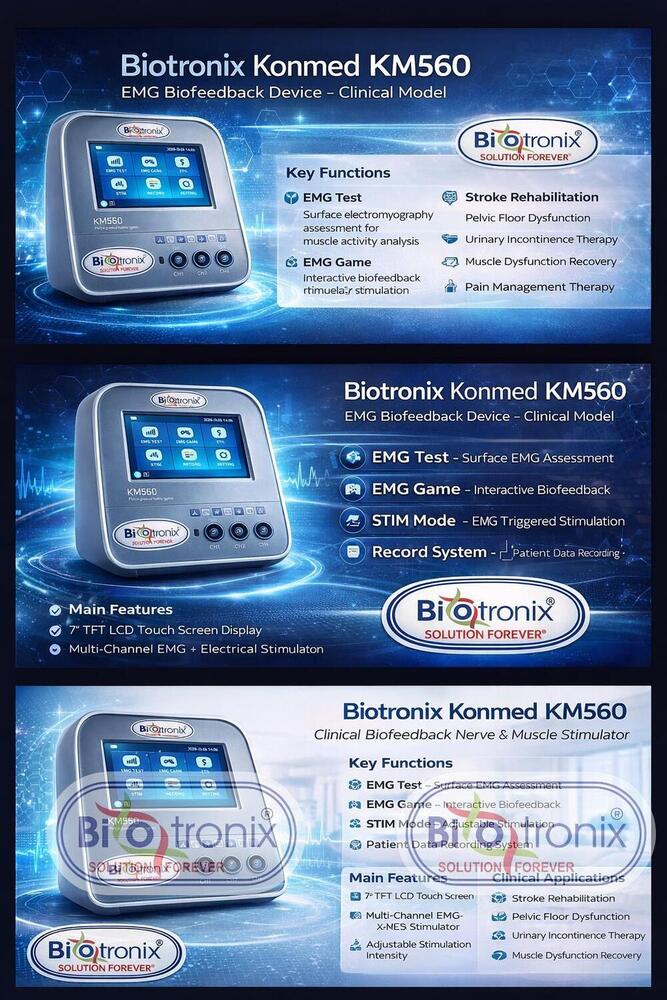 Konmed KM-560 Rehabilitation Machine with Biofeedback and EMS