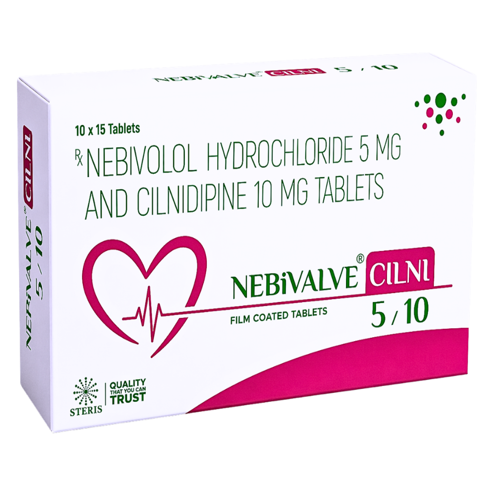 Nebivolol Hydrochloride 5 mg And Cilnidipine 10 mg Tablets