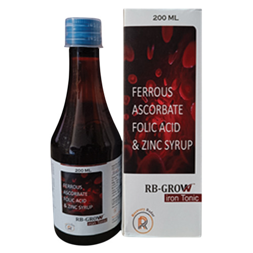Ferrous Ascorbate Folic Acid And Zinc Syrup