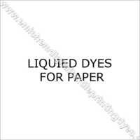 कागज के लिए तरल रंजक