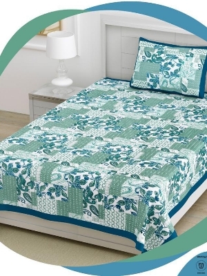 Single diwan bedsheet 63*90 size