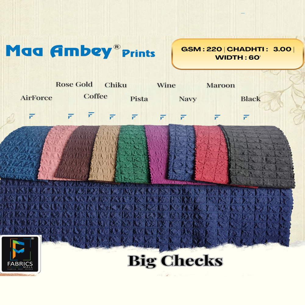 Big Checks Fabric