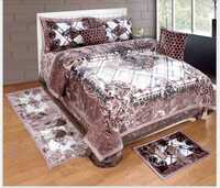 Coffee Classic Printed Bedding Set