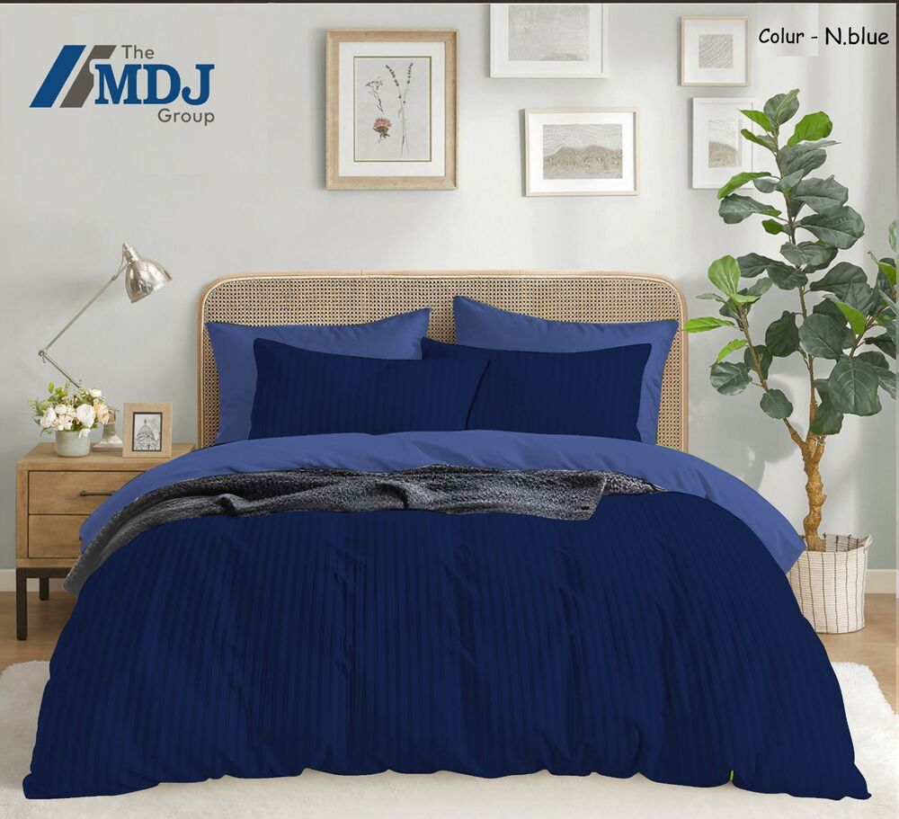 MDJ Navy Blue Bedding Set