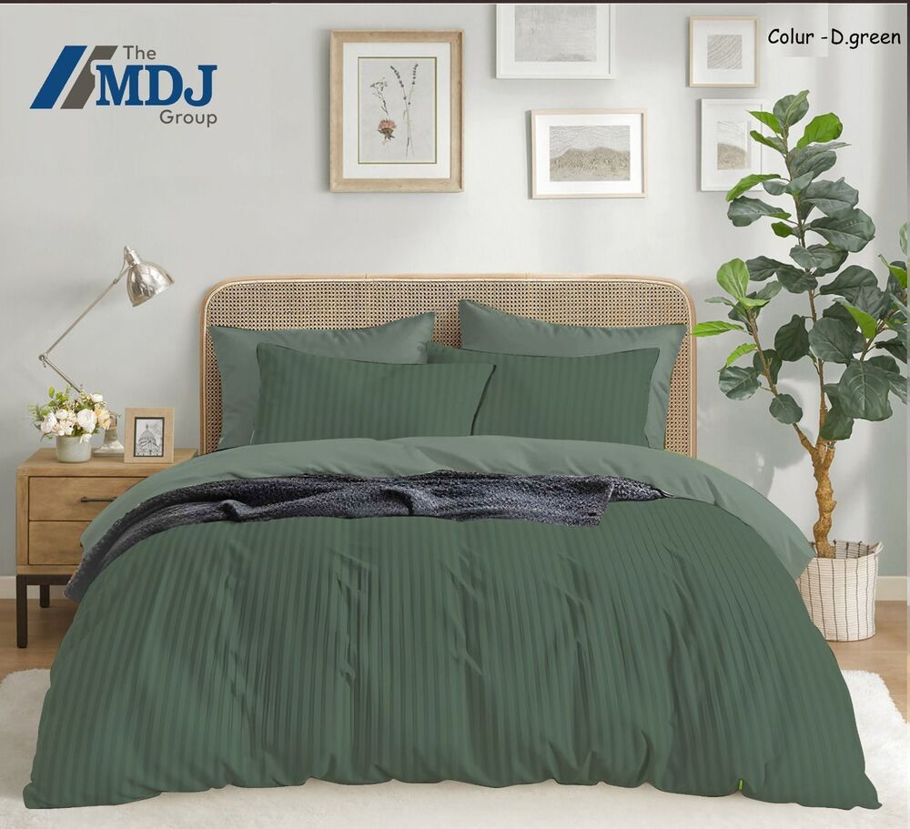 MDJ Dark Green Bedding Set