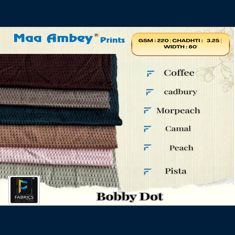 Bobby  Dot Fabric