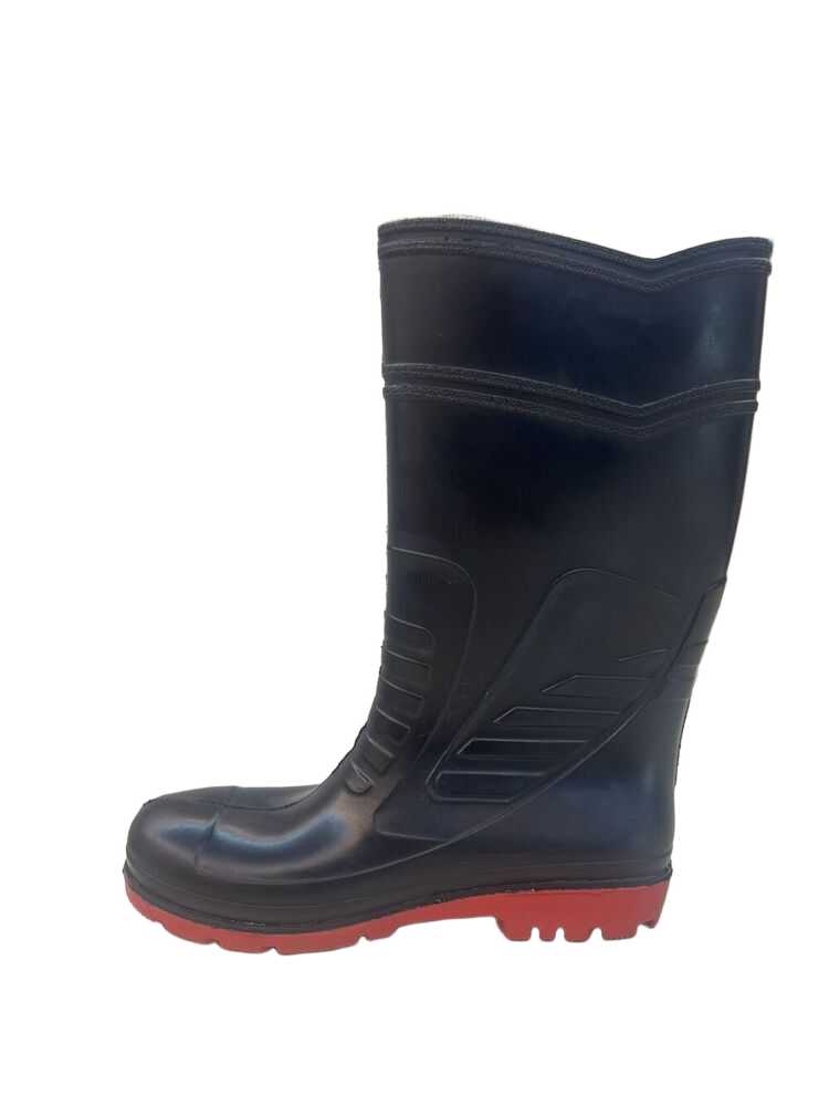 12 Inches Gumboot - Color: Black