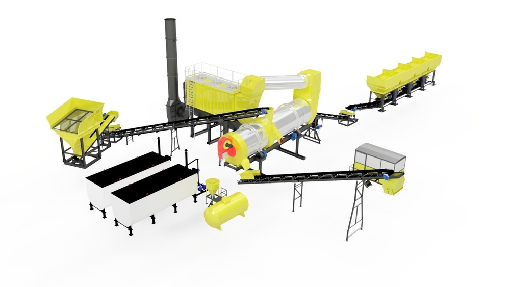 120 TPH DM50 Counter Flow Drum Mix Plant