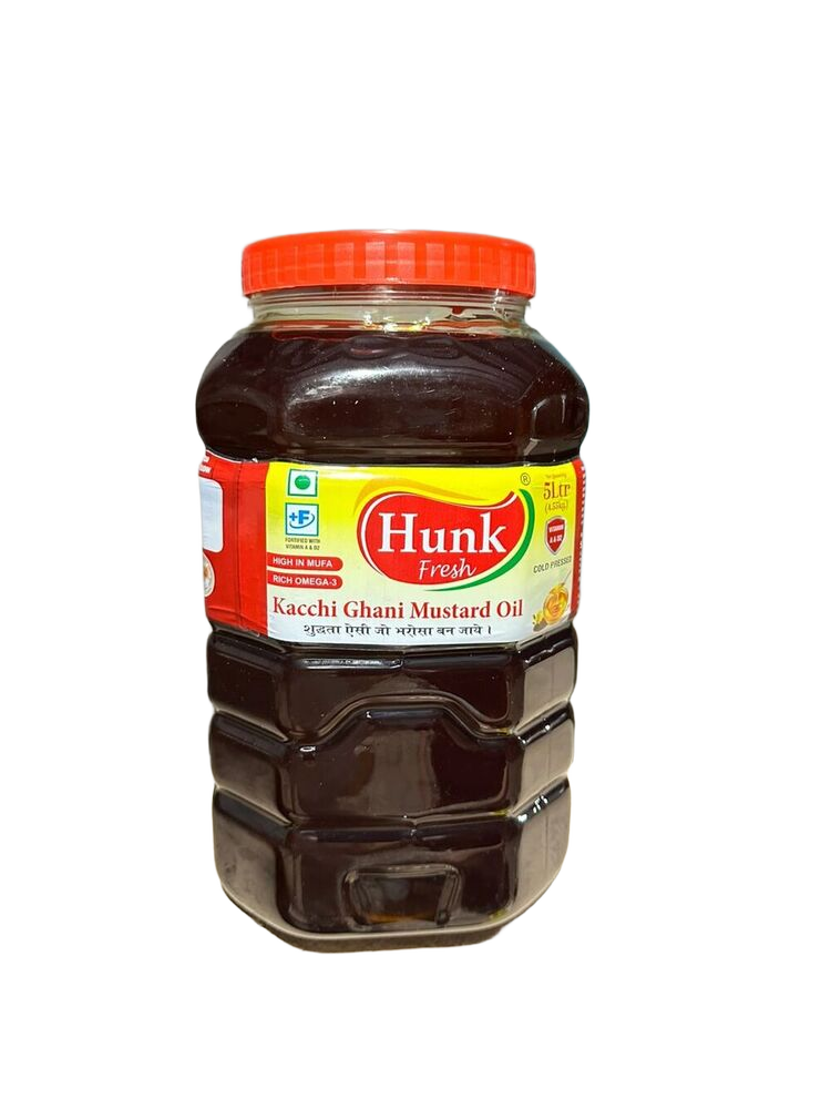5Ltr Jar Cold Press Mustard Oil