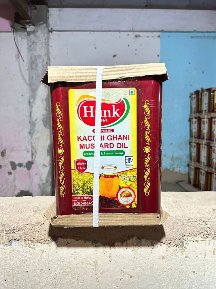15 KG Cold Press Mustard Oil