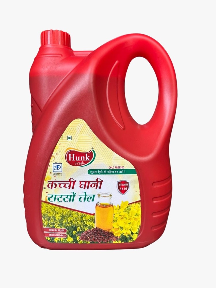 5 LTR Cold Press Mustard Oil