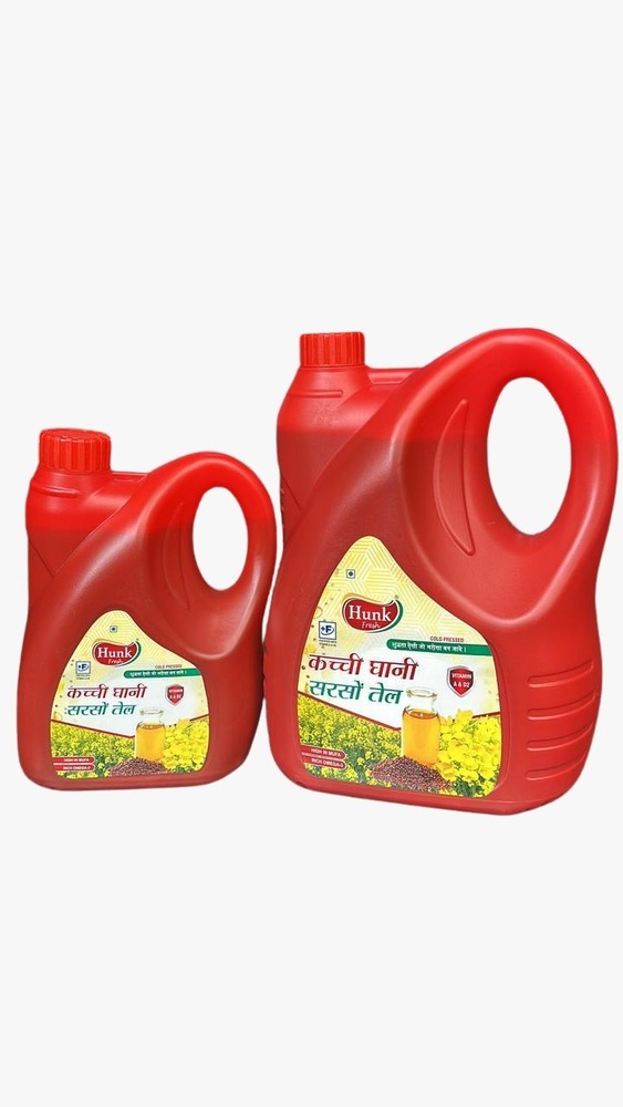 5 LTR Cold Press Mustard Oil
