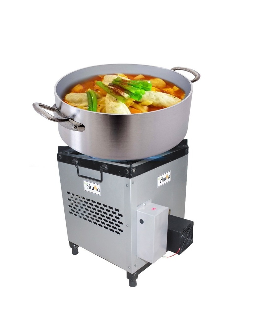 Wood Pellet Bhatti Fryer Machine