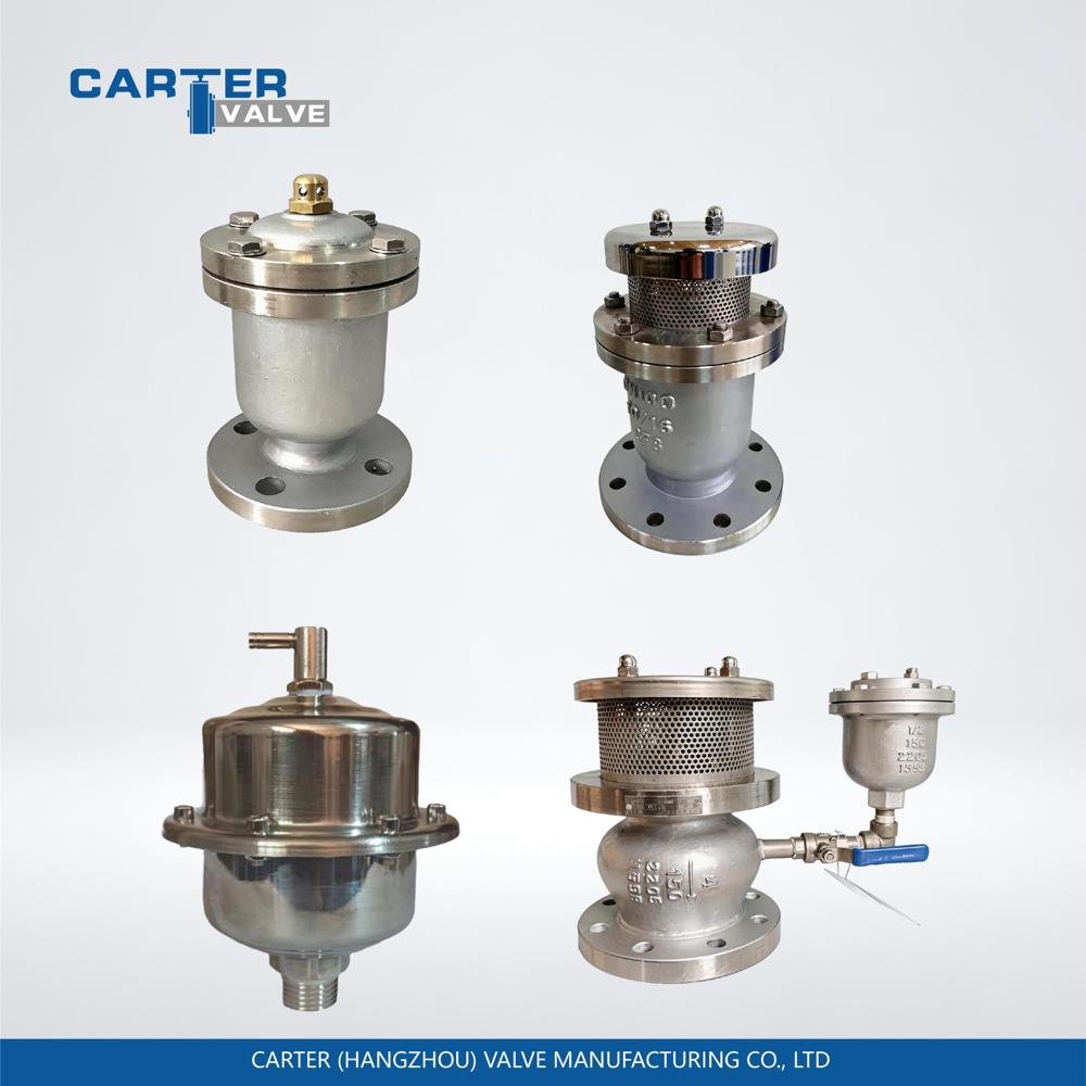 Kinetic Air Valve / Large Orifice Air Valve, Carbon Steel, Flanged, Automatic, High Flow Structure, Irrigation System, Bs Standard - Application: Clean Water