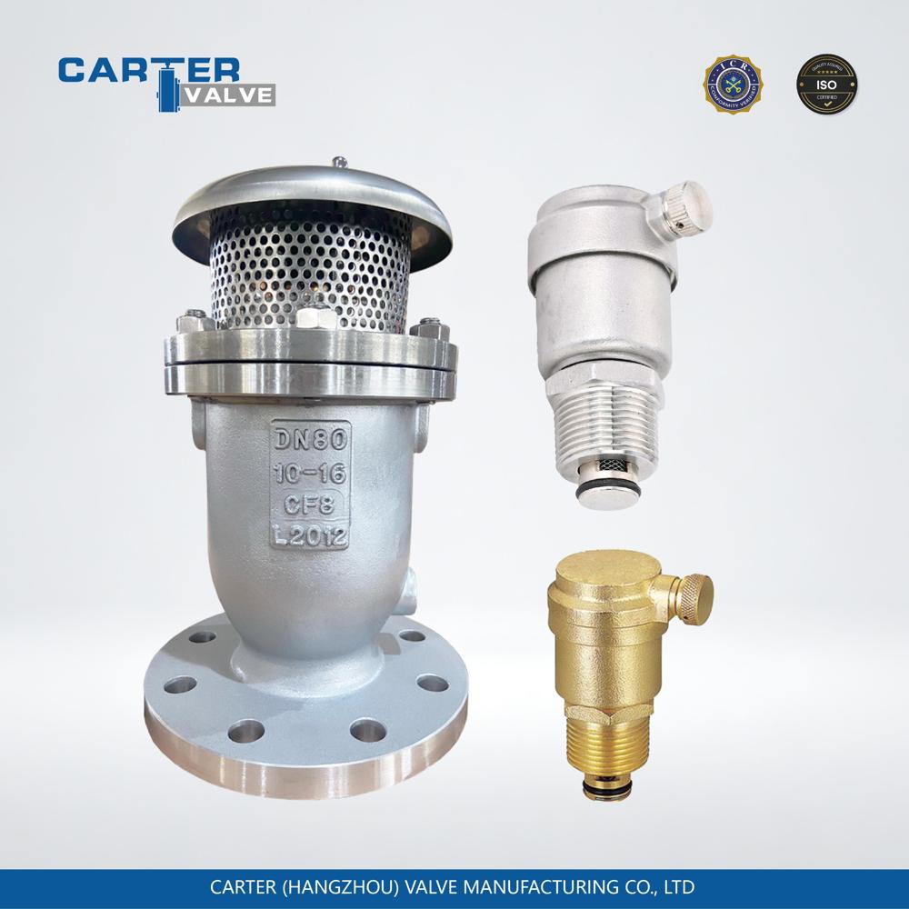Vacuum Relief Valve / Air Vacuum Valve, Stainless Steel, Threaded, Automatic, Single Orifice Structure, Clean Water, Din Standard - Material: Gray Cast Iron Ht200