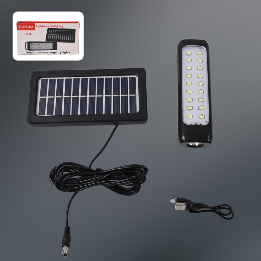 3 Modes Outdoor Indoor Hanging Solar Light  Small 18Led, 1 Big Led - Color: Mix