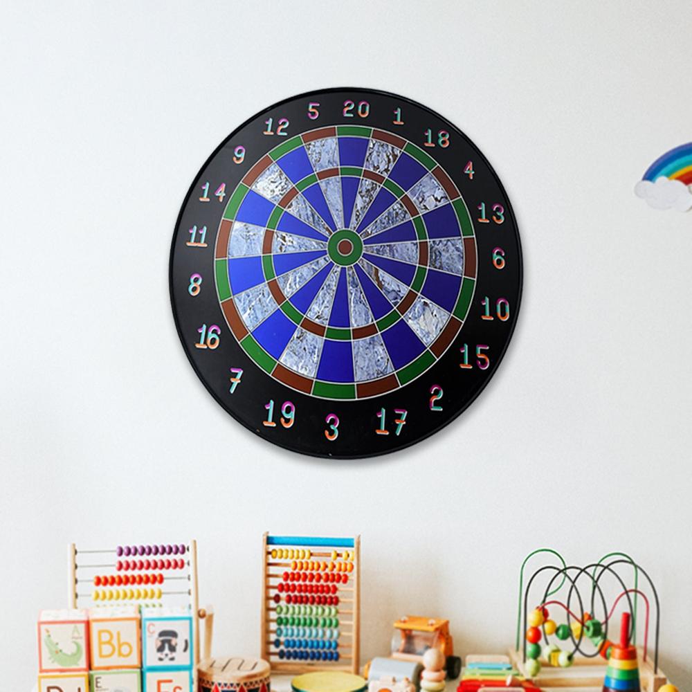 Magnetic Dart Board Game Set with 6 Soft Tip Darts