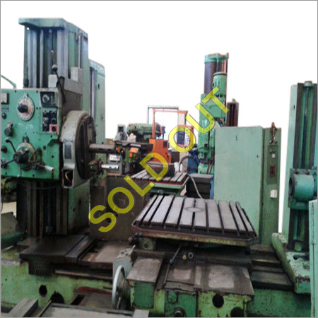 Horizontal Boring Machine - 80 MM Spindle, 850 mm Boring Diameter | 1250 mm Longitudinal Displacement, 1100 x 1100 mm Table Size, Max Stroke 250 mm