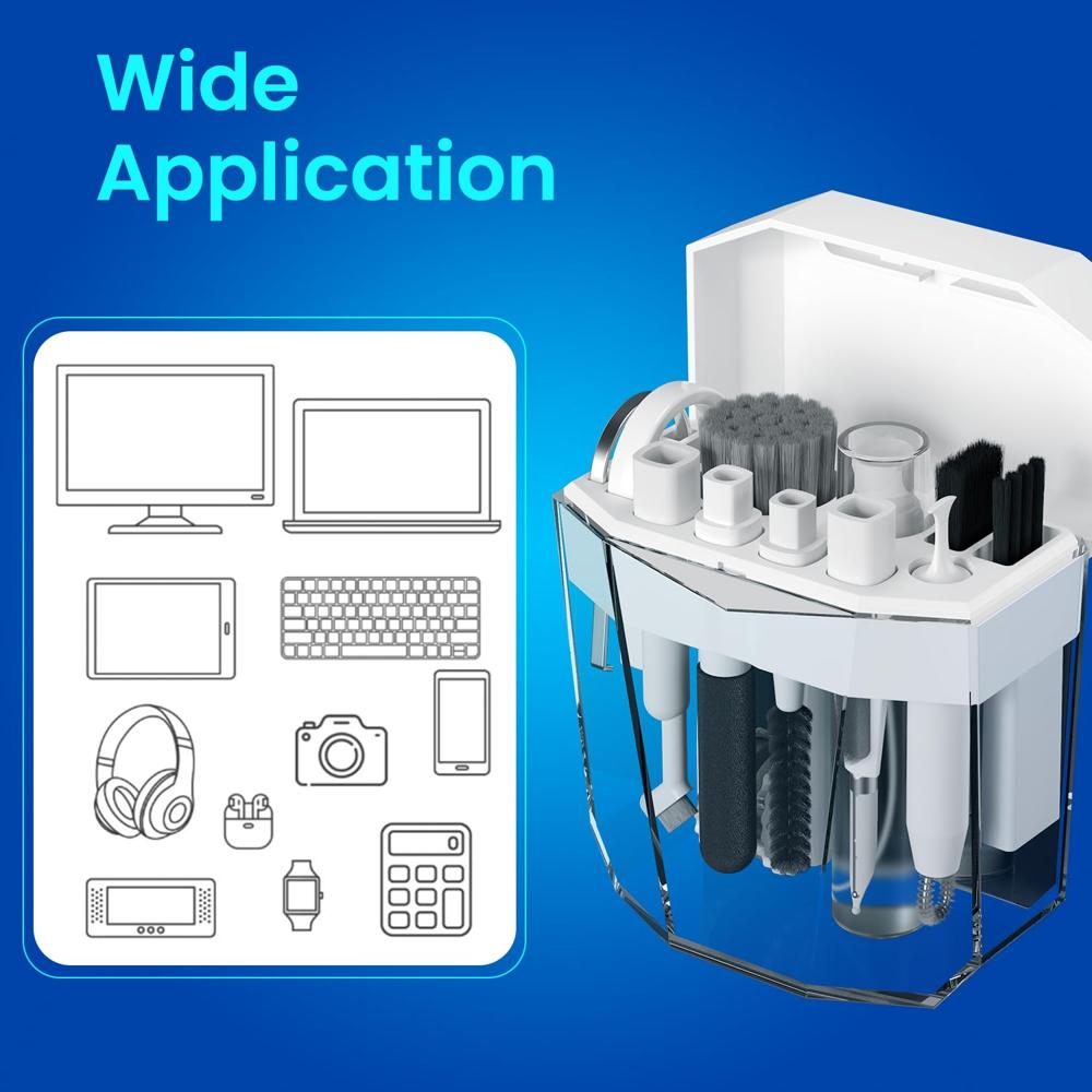 Portronics Clean One 16 in 1 Multipurpose Multipurpose Device Cleaner Cleaning Kit for Laptops,