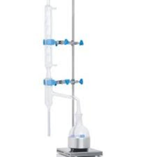 Dean And Stark Apparatus - Borosilicate Glass, 100 Ml Flask, 50 Ml Receiver | Chemical Resistant, Accurate 0.1 Ml Graduations, Manual Operation